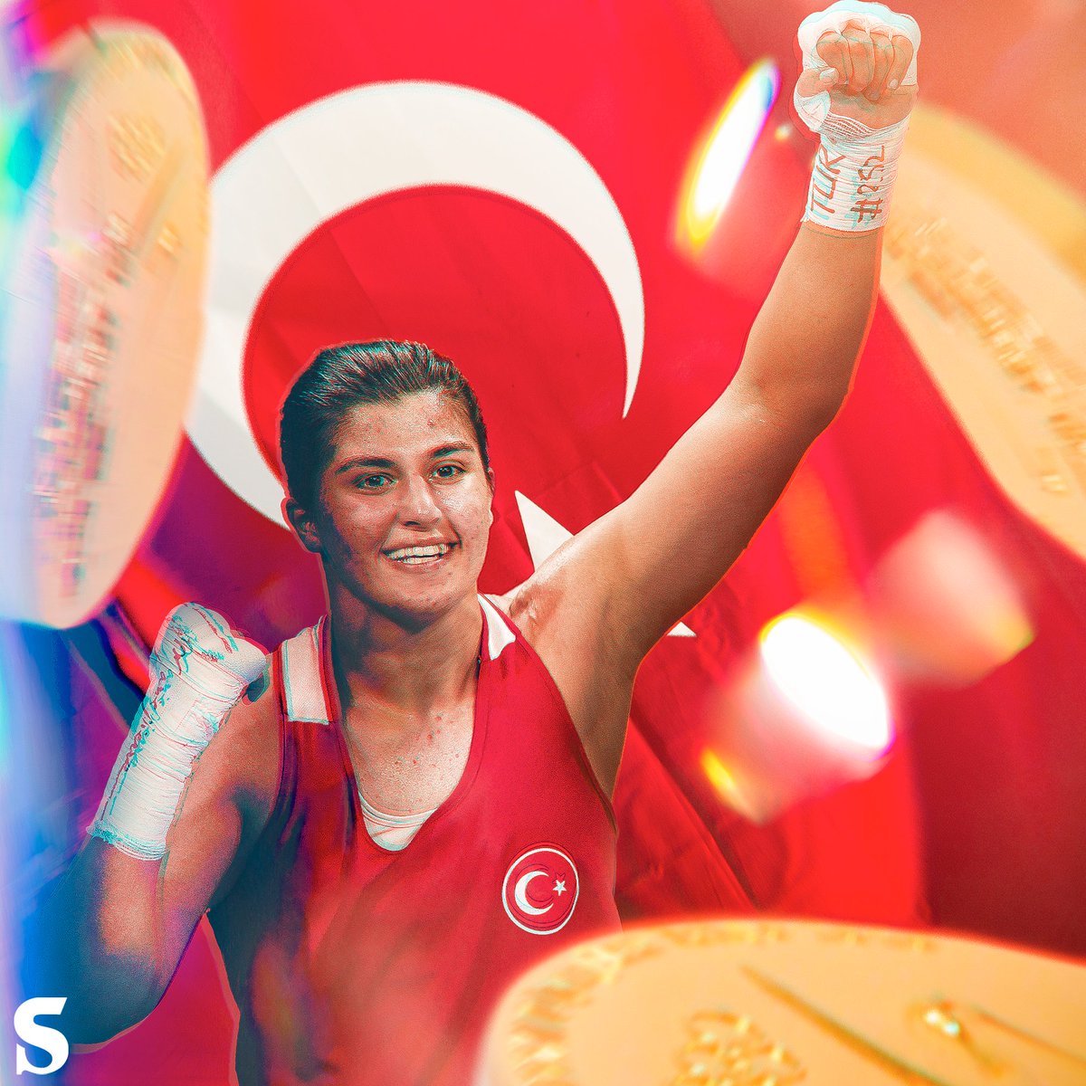 🇹🇷 𝐁𝐔𝐒𝐄𝐍𝐀𝐙 🥇

#OlimpiyatOyunları tarihinde şampiyon olan ilk Türk kadın boksör 👏

#Tokyo2020