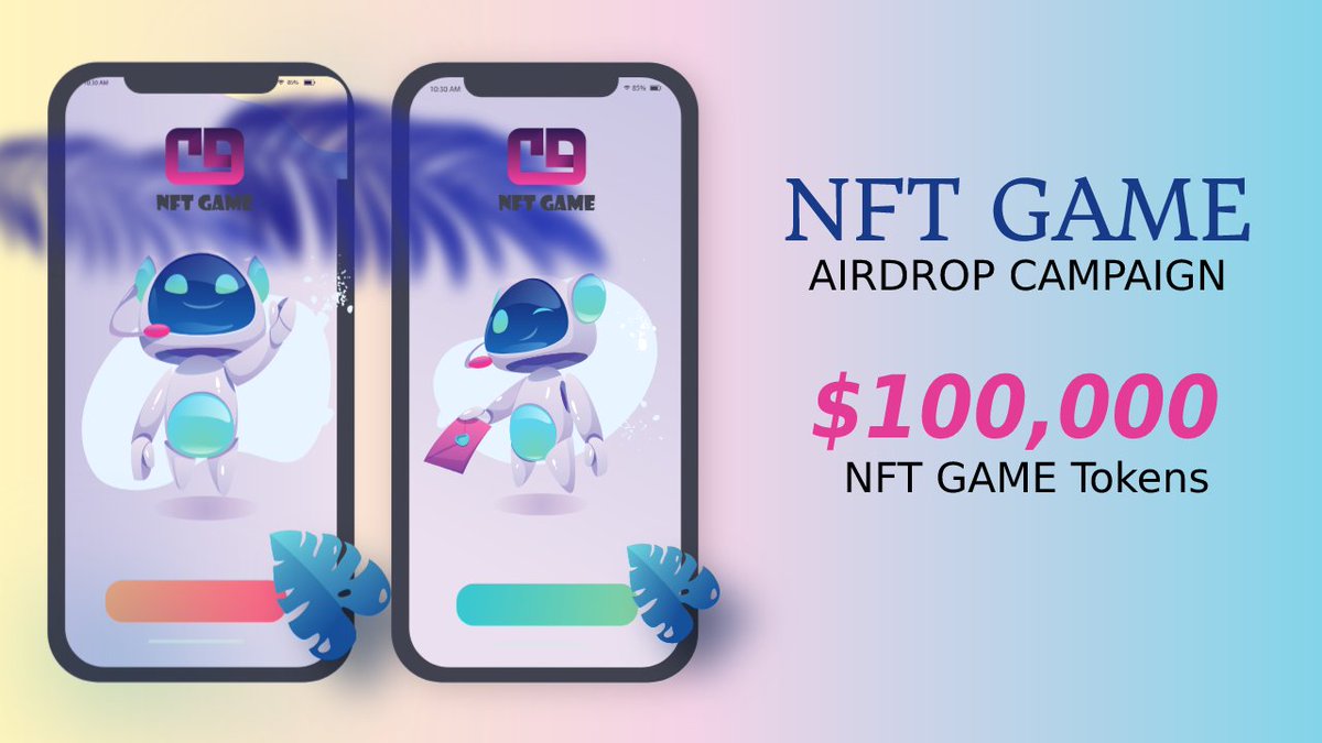 GameNFT_Finance's tweet photo. 🚀 Airdrop: NFT GAME
💸 Tokens: $100,000 worth $NFTG Token
🏦 Distribution Date: August 16th

Go to the: https://t.co/K7kJnvx87b

📢 Claim Airdrop
1️⃣ Open your TRUST WALLET
2️⃣ Go to DAPPs
3️⃣ Copy this link and paste into your Apps search bar
🌐https://t.co/5R49RqKy3A
4️⃣ Get Claim https://t.co/4Z2mGn0KaU