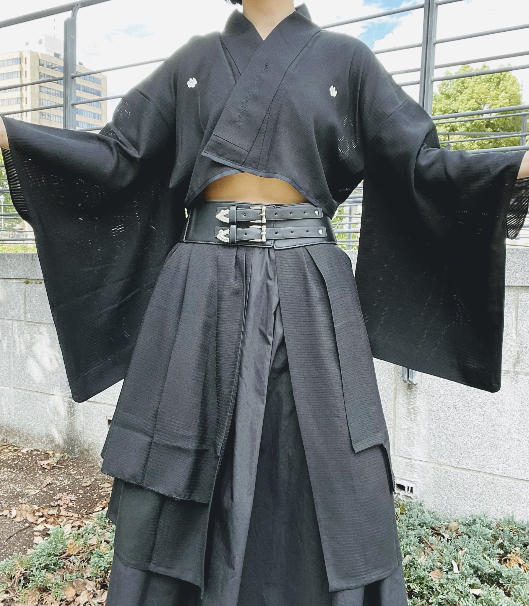 みさまる 着物 リメイクして作った 最強に涼しい着物 着付けいらずで上下含め5秒で着れる お腹涼しくてカッコいいのも好き T Co Cvqh6phrpx Twitter