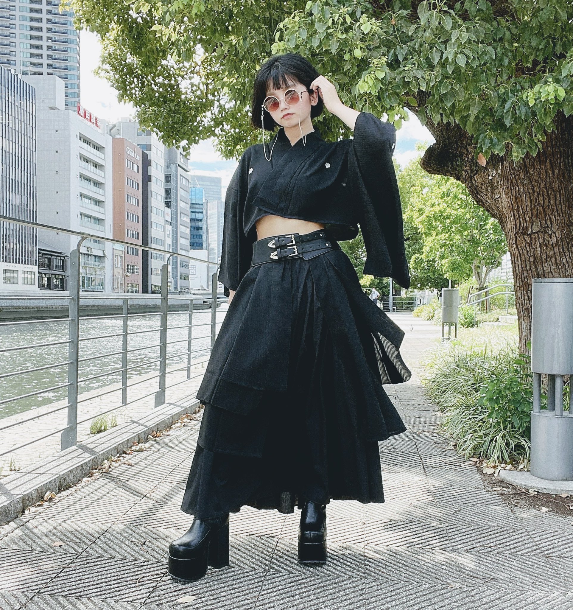 みさまる 着物 リメイクして作った 最強に涼しい着物 着付けいらずで上下含め5秒で着れる お腹涼しくてカッコいいのも好き T Co Cvqh6phrpx Twitter