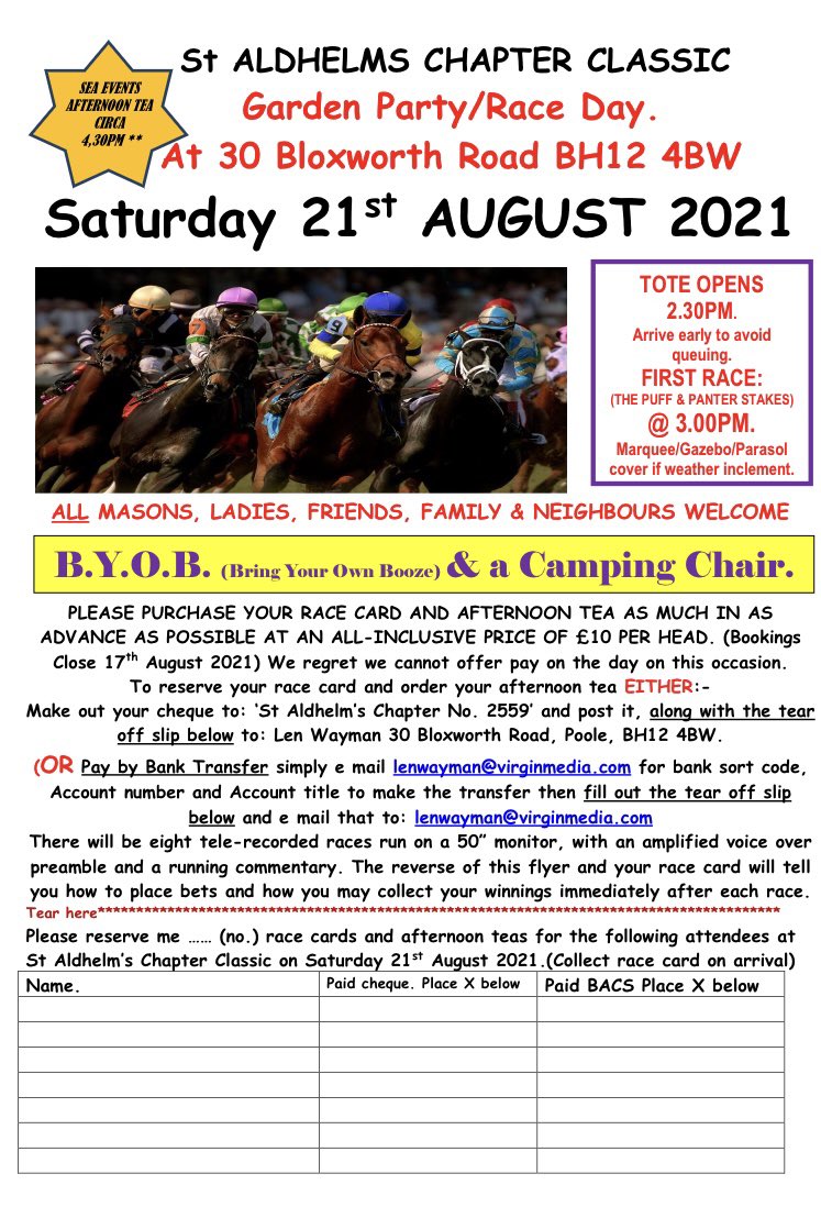 Garden Party / Race Day, looks like a great day is in the making, contact Len Wayman for reservations 🐎 #raceday