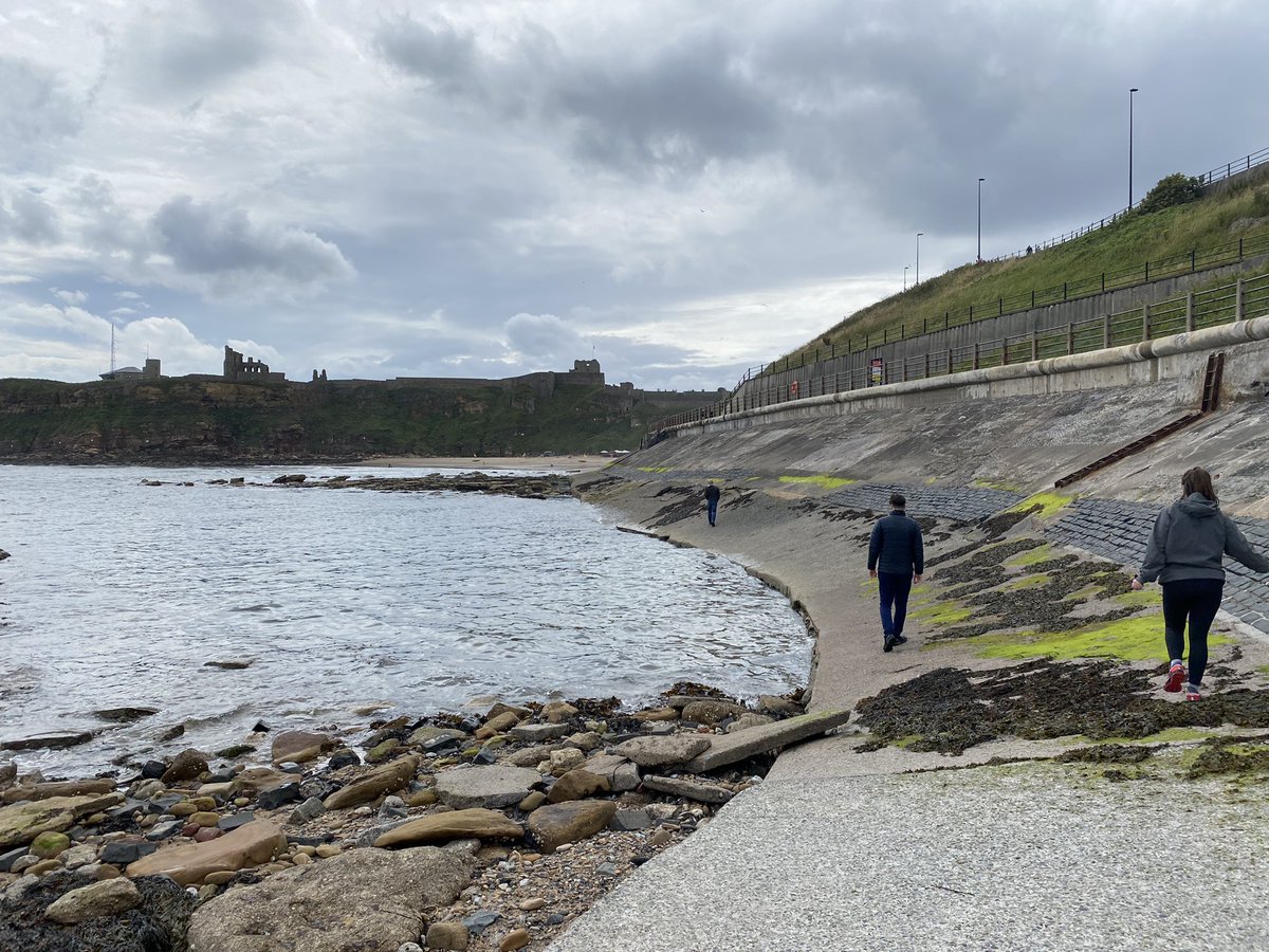 Hungover excursion to Tynemouth. MK for scale.