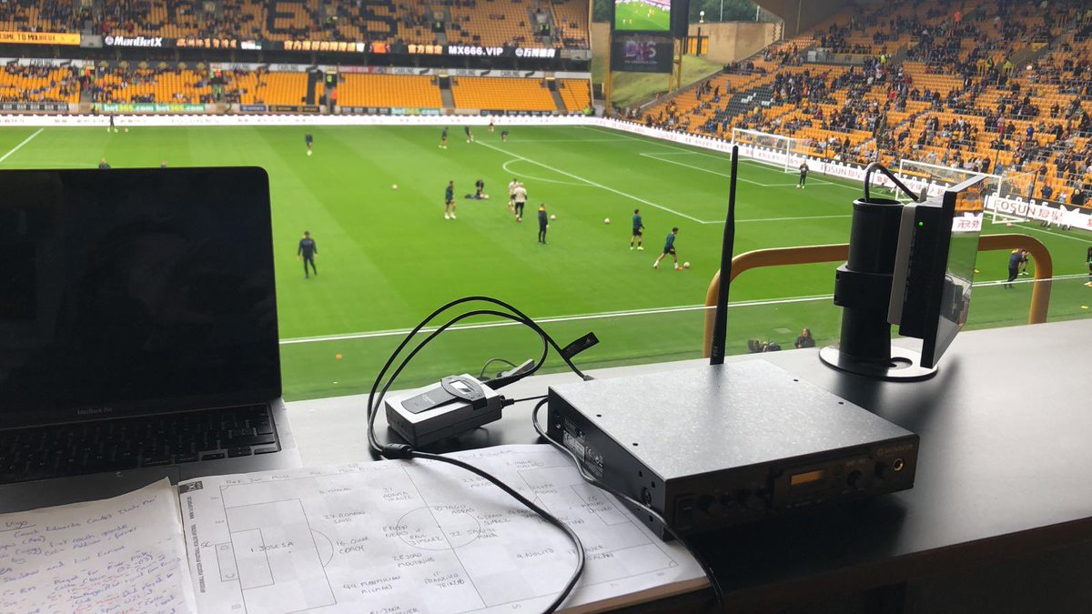 laurawolvesDAO's tweet photo. The @ad_wolves Audio description commentary team are in place ready for the prep season friendly against Celta Vigo. We can’t wait to welcome back the fans #AudioDescriptionCommentary https://t.co/7iQCUqVY80