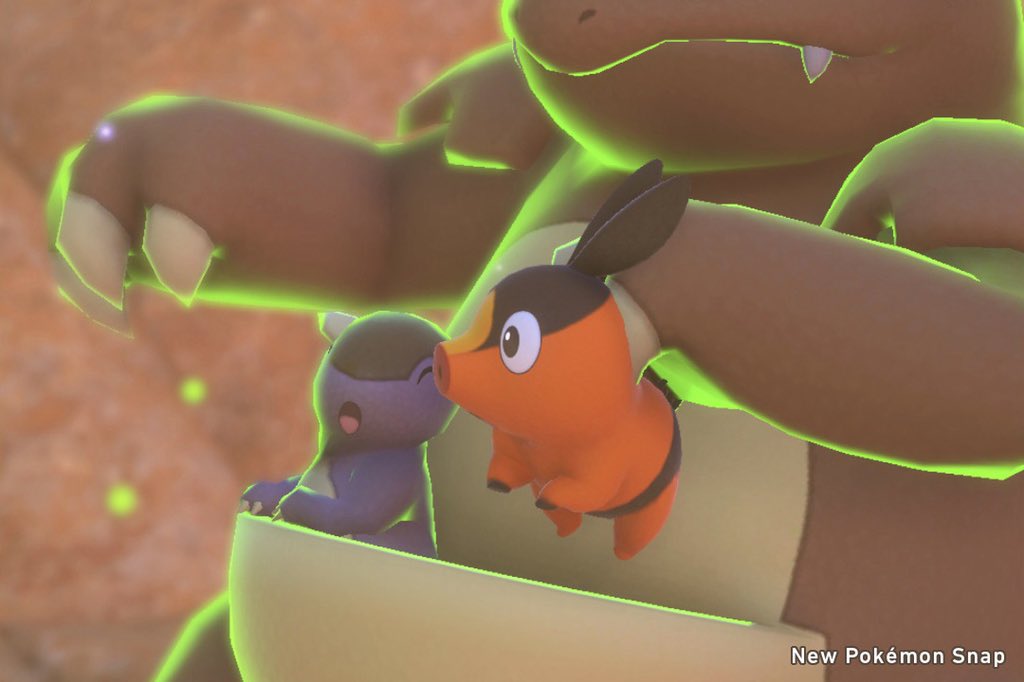 ワンダー りおちゃん 元はちーさんかな に教えてもらったガルーラポカブ激かわショットが撮れました ありがとうございます 可愛すぎる コリンクも入れたげて 3枚で中途半端だったから最後のはおまけ ポケモンスナップ Newポケモン