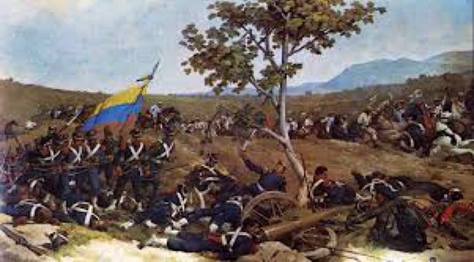 #7Ago |🇻🇪📢 ¡ETIQUETA DEL DÍA! ▶️ #TriunfoEnBoyacá 202 años de la Batalla de Boyacá. ¡Grande Bolívar! ¡Héroe de verdad!