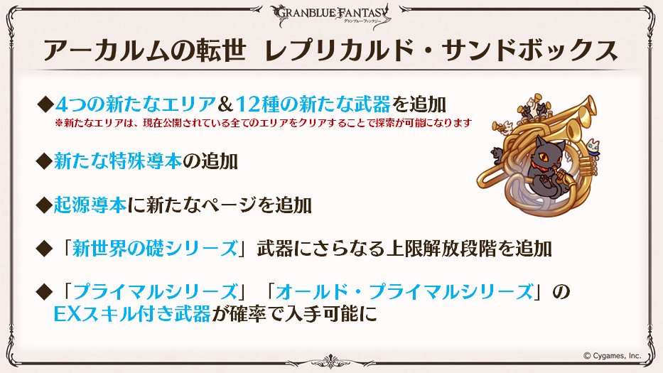 Granblue EN (Unofficial) on Twitter "Replicard Sandbox updates