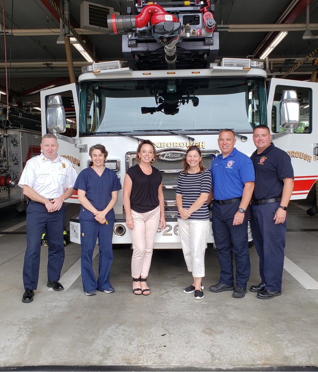 MassDFS's tweet photo. Dr. Christine Kannler &amp; #MassachusettsFirefightingAcademy Program Coordinator Abby Baker made the rounds this week, visiting @Fox_MAFire for our ongoing #SkinCancer screening program.  If your dep't would like to take part, request "SCA" on the form at https://t.co/OGPXrGHPxo. https://t.co/B1oNHqQMbV