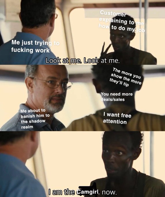 I&rsquo;ve made another relatable camgirl meme https://t.co/THZ7oXRKoD<a href="/tag/mvsales"class="tags"><span>#mvsales</span></a>