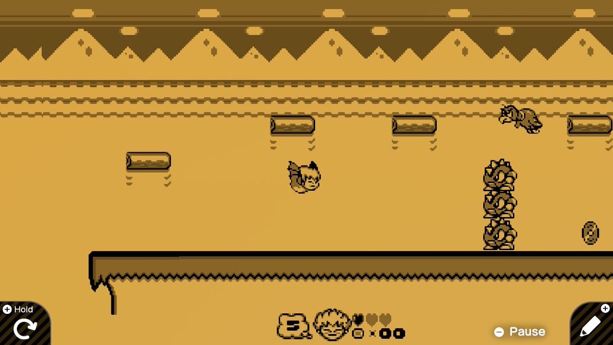 Jongjungbu's tweet image. GBG Kid Dracula
A short platformer starring the Gameboy’s Kid Dracula! 
Controls: 
L-stick to move
A - Jump (hold for higher jump)
B - Fire
X - Fly as a bat (for a short while)
Game ID: G-003-G55-7RH
#GameBuilderGarage #NintendoSwitch