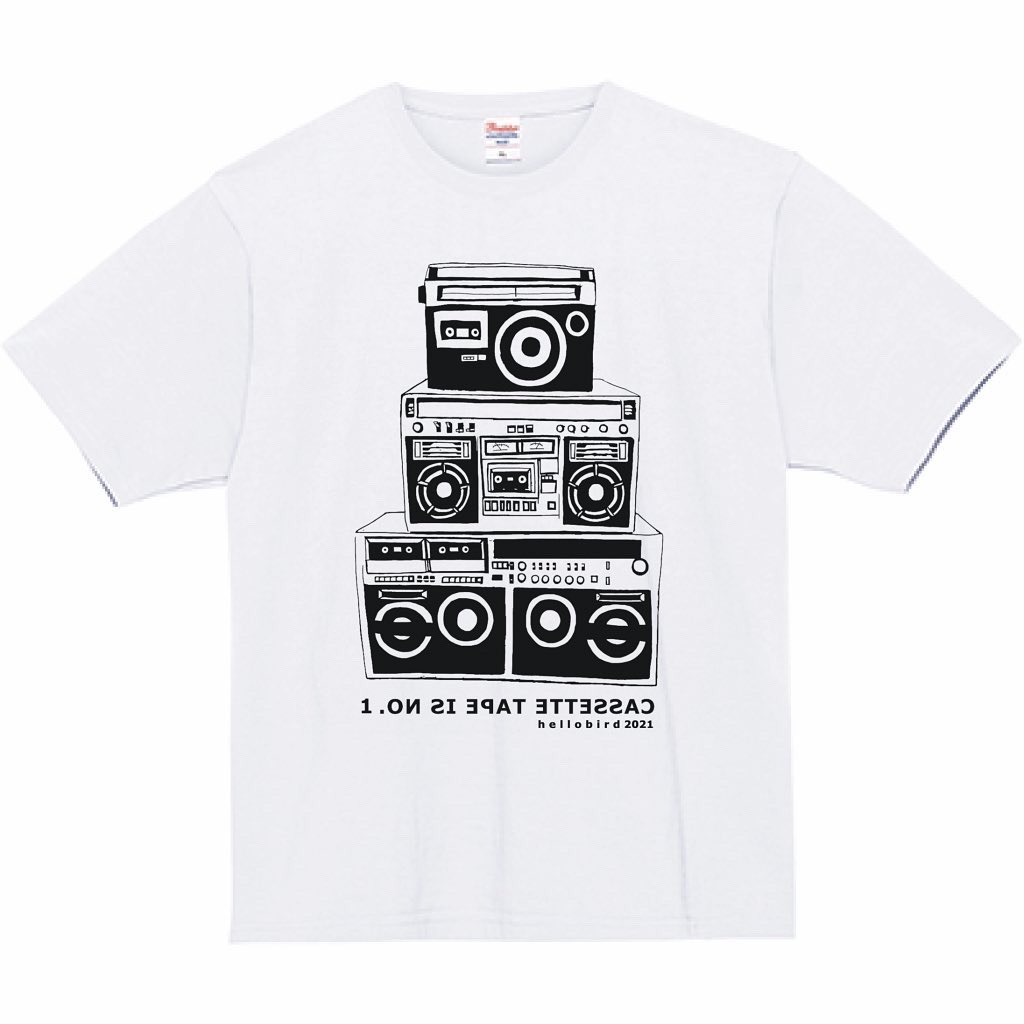 hellobird_mito's tweet photo. @w_chainsaw さんのプロジェクト
CASSETTE TAPE IS NO.1のグッズデザインシリーズで絵を描かせていただきました、でこちら受注生産との事ですので、本日よりご予約を開始となります！皆んな買って着て下さい！画像の詳細チェック！
予約は僕のＤＭでもオッケー https://t.co/XMRndVhblx