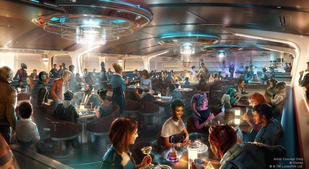 StarWarsEs's tweet photo. Disney anunció esta semana los precios del nuevo hotel Star Wars Galactic Starcruiser que abrirá en la primavera 2022. El precio por 2 noches es de:

2 personas: $4,809 
3 personas: $5,300
4 personas: $5,999

Ale os toca ahorrar 😁 https://t.co/7u4RZ8oavc