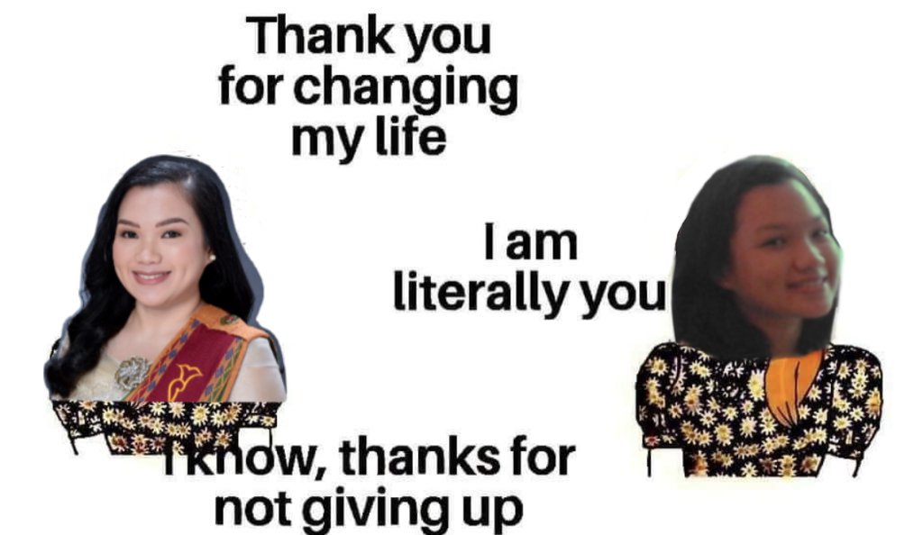 katsplainingbot's tweet photo. "2021, finna graduate college
Goth girl shit, I'm a real hot topic"
–Megan Thee Stallion, 2021
No essay here, just some pictures and a meme that describes how i feel about old me for learning the value of sacrifice and persistence! #pubcom #lassotool
Thank you, UPLB!!! https://t.co/x0G1DXvqfH