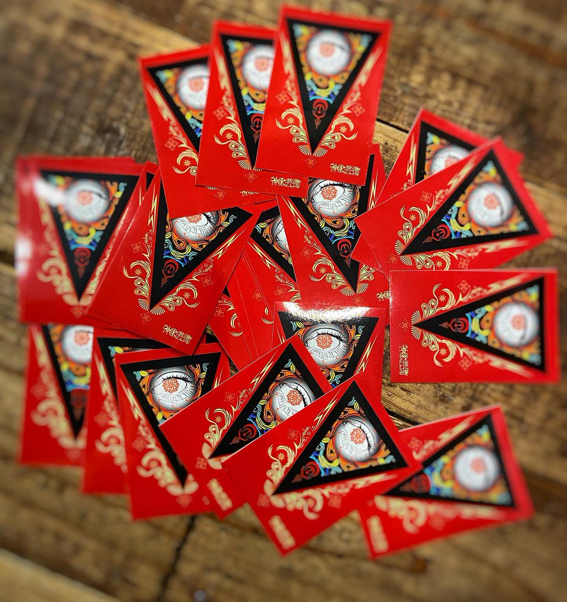 神眼芸術 New Art Stickers
　
#神眼芸術 #shingangeijyutsu #eyeofgod #artstickers #psychedelicart #psychedelicstickers #幾何学模様 #幾何学模様アート #artsticker #サイケデリック #アートステッカー #psychedelic #streetbrand #tokyobrand #tokyounderground #ステッカー #sticker #stickers