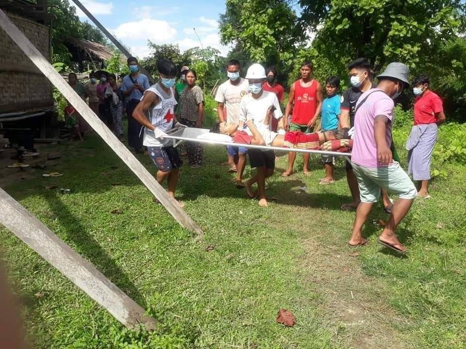 AungHeinMin17's tweet photo. MgNawSant, a 16-year-old boy, died with injuries to his legs &amp; arms as a result of landmines planted by SAC in Mansi Tsp, #Kachin State. #Aug7Coup  #WhatsHappeningInMyanmar https://t.co/rL3OW1f93V