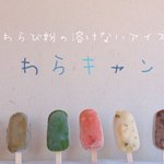 わらび粉を使った溶けないアイスが登場!体に優しくて和を感じると大注目!