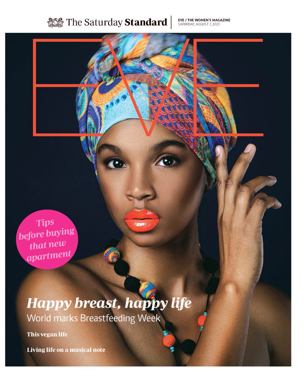 EveWomanKenya's tweet photo. Grab your free copy of the new #Eve in the Saturday Standard!
 
You can also get your e-paper version at https://t.co/9UHkeOVXZf

 or

Visit https://t.co/UBJ0OLL6rh for these and more stories.

.
#evemagazine https://t.co/mflICAJrKg