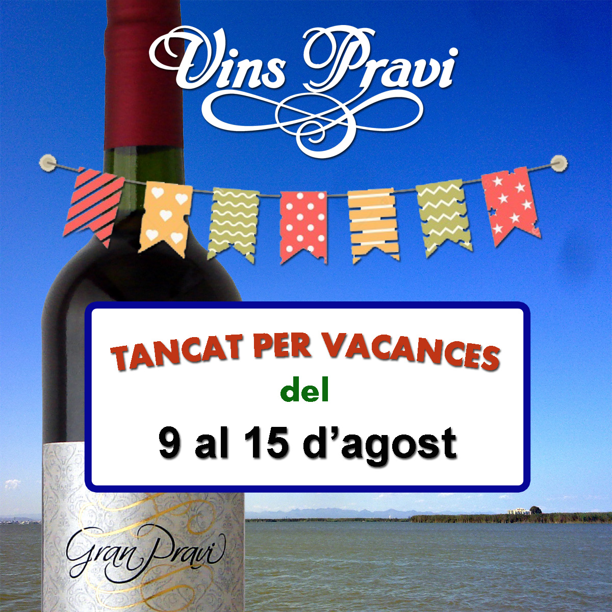 vinspravi's tweet photo. Tanquem una setmana de vacances. Ens tornem a veure el proper dia 16. #manresa #bages https://t.co/twTf1QGK8S