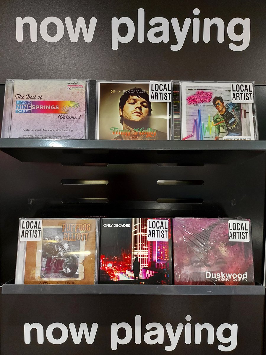 hmvYeovil's tweet photo. ALL LOCAL, ALL DAY!!  #hmvliveandlocal returns today so our playlist is full of top local artists and we have 2 live events 🎤🎤 @shepbh6 at 11am and @NickCapaldi at 1pm. So come to town and listen to the sounds of the #yeovil music scene for free. #happy100hmv https://t.co/aJ4rlPYPOf