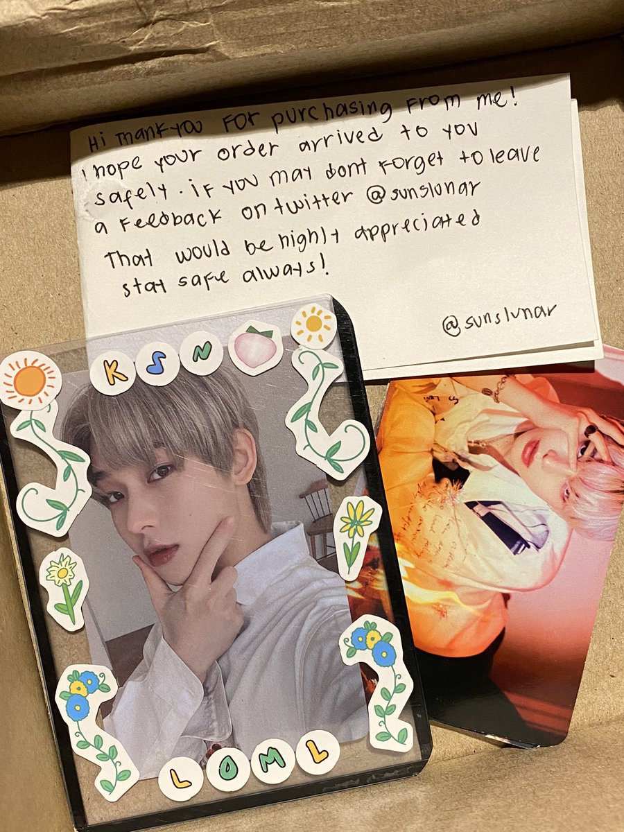 4deonnu's tweet photo. Κ #4deonnumail Ι
1/3 of my prio pc UMUWI NA !! π thank you so much @sunslunar, it arrived safely π€ https://t.co/XJEl94kwh9