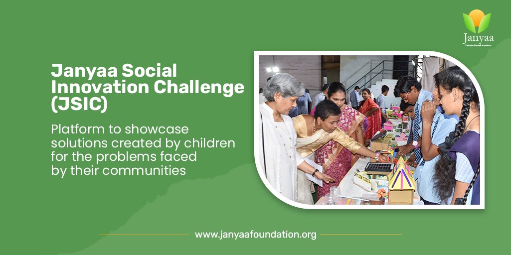 The Janyaa Social Innovation Challenge (JSIC) is held at the end of each academic year, and children are encouraged to create models to solve a problem they are facing in their communities. 
Support us by donating at: janyaa.org/donate/
  #JSIC #socialinnovationchallenge
