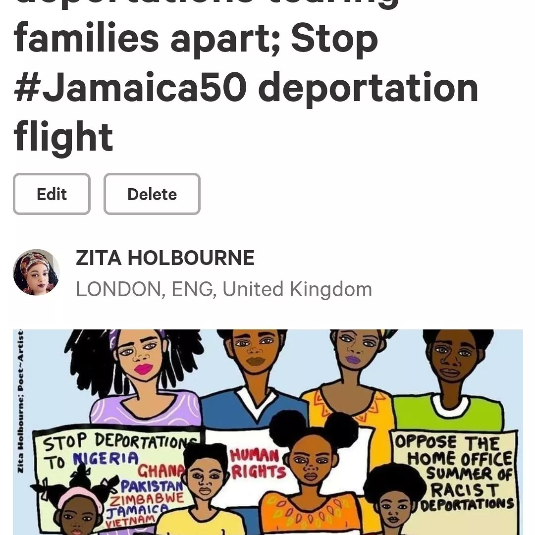 I spoke to 1 of detained #jamaica50 who's feeling suicidal. Father of 5 British children from baby-teens. Placed in isolation due to contact with covid positive person. UK gov incorrect demonisation of all targeted as hardened criminals led to harassment &amp; threats. #jamaica50