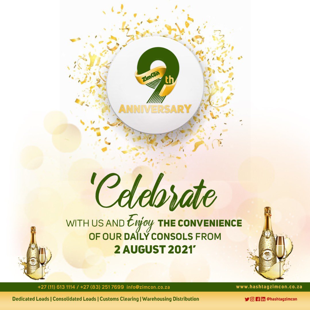 zimconafrica's tweet photo. Introducing our daily consol service!
We're thrilled to announce that we have introduced a daily consol service to Zimbabwe as of 2 August 2021
#consolidators #consolidation #freight #roadfreight #longhaul #logistics #transport #womensmonth #august #zimcon #birthday #Zimbabwe https://t.co/XkGLHPAOlr