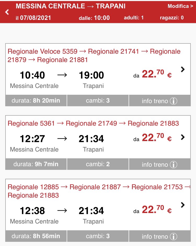 m_spagna's tweet photo. Il #Governo di #QuelliCapaci spinge per il #PontesulloStretto così arrivi rapidamente alla stazione di Messina a prendere il treno veloce per Trapani che ci mette 8h20m perché se lo perdi non meno di 9h. 
Vuoi mettere? 
#FanculoVa https://t.co/AXaQuZVJle