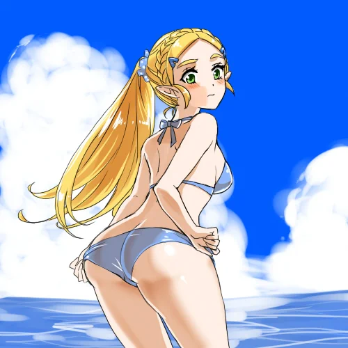 水着の食い込み直すゼルダ様
子供に妨害されるから本当に絵描く時間がない 