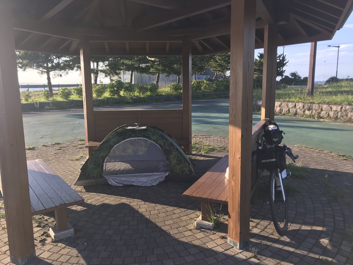 CYCLE_B_tw's tweet photo. ここをキャンプ地とする。 https://t.co/H46AJnFGgQ