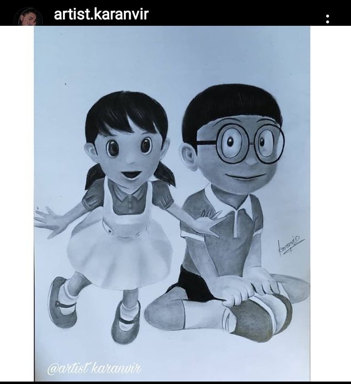 Nobita 💞 Shizuka 🌍 Follow @innocent_nobita_07 . . . . . . . . .  #nobita_love_shizuka #nobitashizuka #nobitalovers #shizukalovers #drawing…  | Instagram