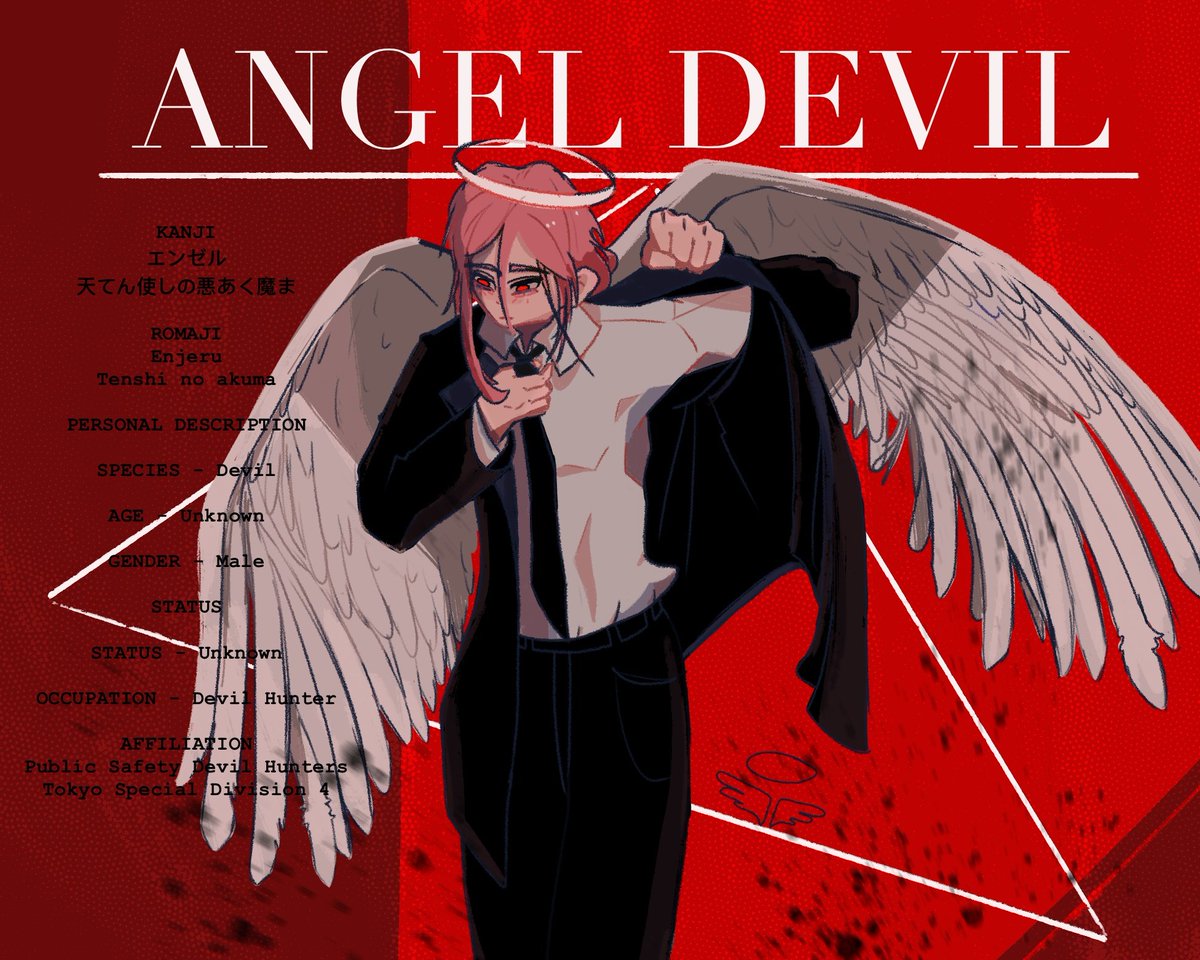 waterbottle2702's tweet photo. I finished drawing angel boy #CSM #chainsawmanfanart #chainsawman #angel #angeldevil #エンゼル #Enjeru #devilhunter https://t.co/rbojmdn68j