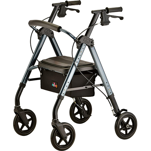 Shop Nova STAR 8 Deluxe #RollatorWalker at Riteway Medical Supply Store #Tampa FL. The NEW STAR DX has all of the great STAR features we love, including a sleeker frame design and new (patent pending) Lock & Lift folding pin.