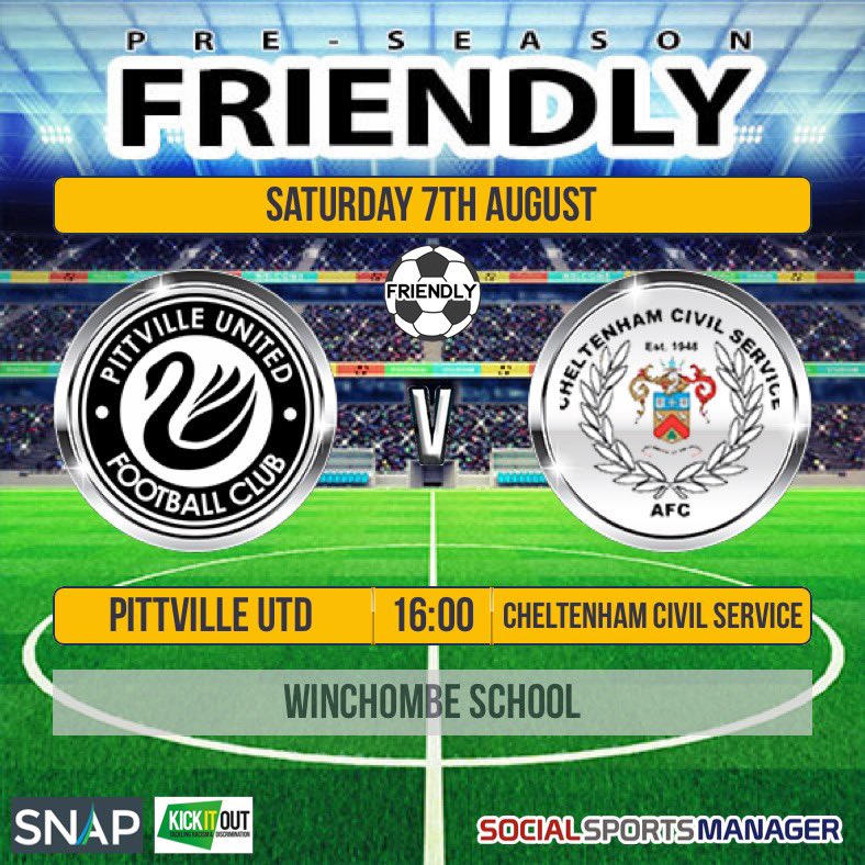 First team in action today vs <a href="/CCSAFC/">CheltenhamCivilServiceAFC</a> 3rd’s! #Swans