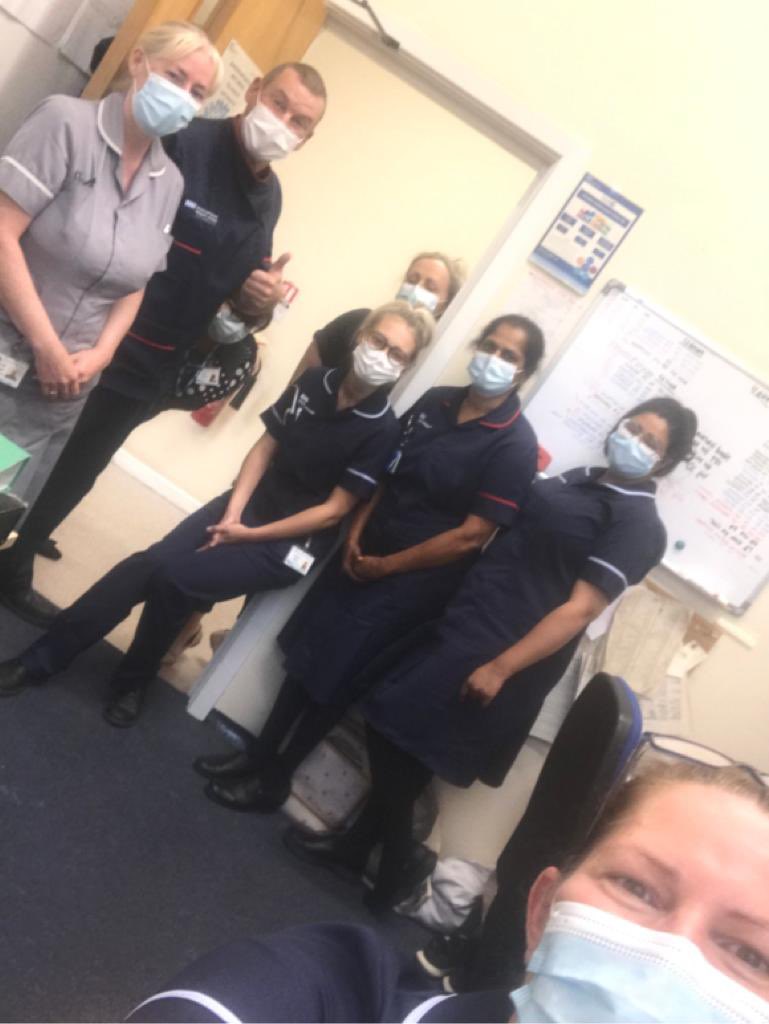 HeysAnnette's tweet photo. Absolutely loving my new IPC NMGH work family (even the ones who try to photo bomb) #worklifebalance #learningloads @CMFT_IPCTV @louiseoc66 @NorthMcrGH_NHS https://t.co/Xbq8FT9yEV