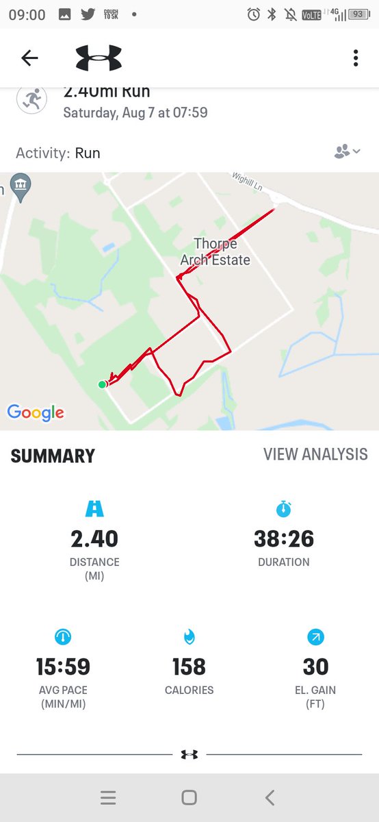 Another run in the bag 
#C25K