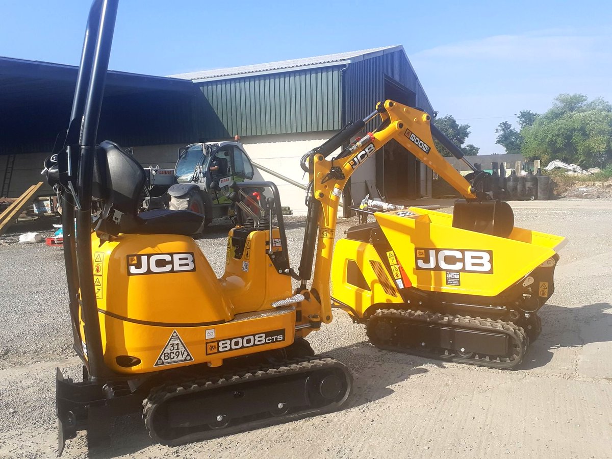 TCHarrisonJCB's tweet photo. Don't these look good together?! ππ¬π§
Thanks Tom Searle for the purchase of this JCB 8008 and JCB HTD5 Dumpster... They just go hand in hand π€π
#JCB #TCHJCB #JCBFamily #callAlex Tel:- 07768460945 https://t.co/PaW4xf5wiF