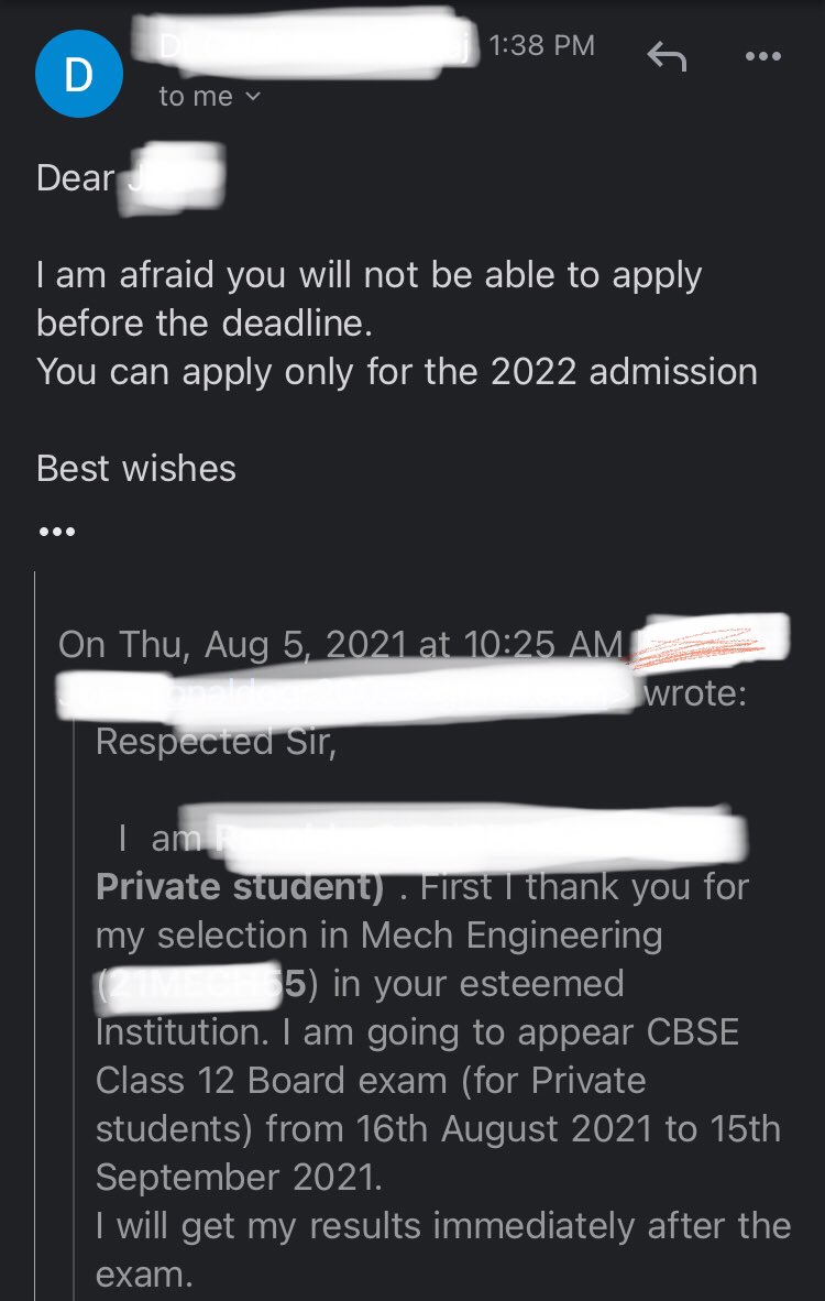 vineet71375848's tweet photo. I lost my seat in my desired college 😔are you happy now @cbseindia29 .thanks for ruining my future. #CBSEPrivateStudents @ActivistSukhpal @abhishekbscllb @dpradhanbjp @vani_mehrotra @nsui @NidhiTanejaa @Architguptajii @AdvMamtaSharma @EduMinOfIndia @PMOIndia @of_ind @kitaab31 https://t.co/xALRucl4GQ