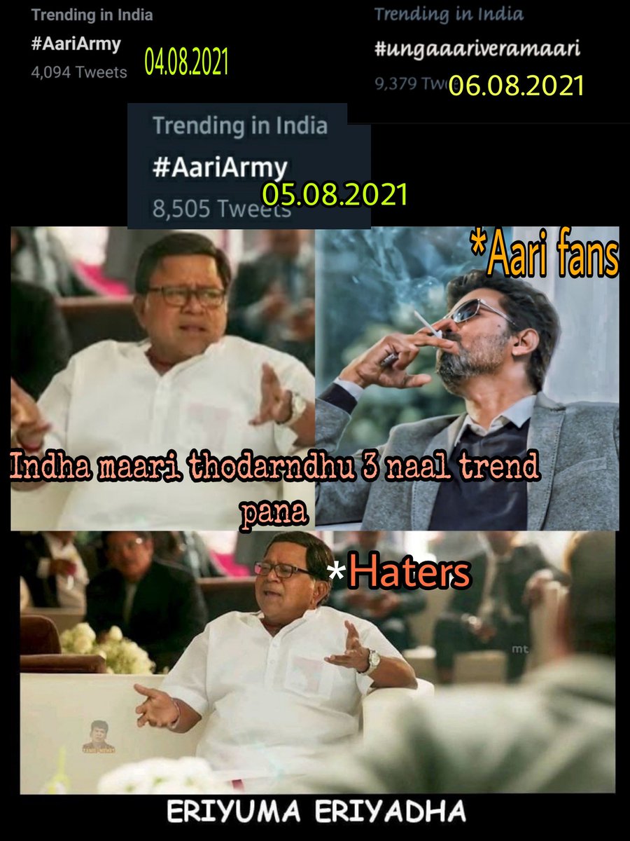 sha_shu1's tweet image. #Aari #Aariarmy #Aarians #ungaaariveramaari 

Kadharals Aarambam 😂
