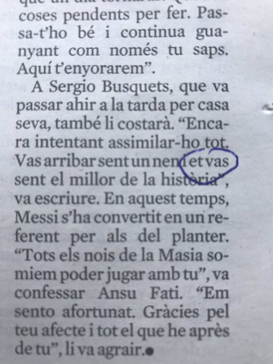 Voleu dir que en Busquets té el nivell C de català?
