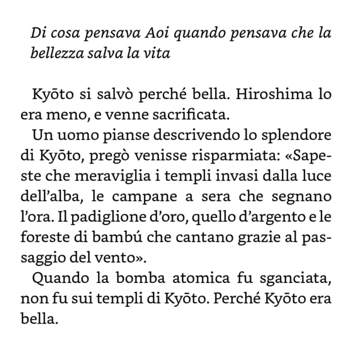 LaImaiMessina's tweet photo. La bellezza che salva la vita. Ne scriveva anche il Premio Nobel Wisława Szymborska.

🎋 da "Le vite nascoste dei colori" @einaudieditore 

#levitenascostedeicolori  #librigiapponesi #colori #kyoto #hiroshima #bombaatomica https://t.co/IMq0S6xS1v