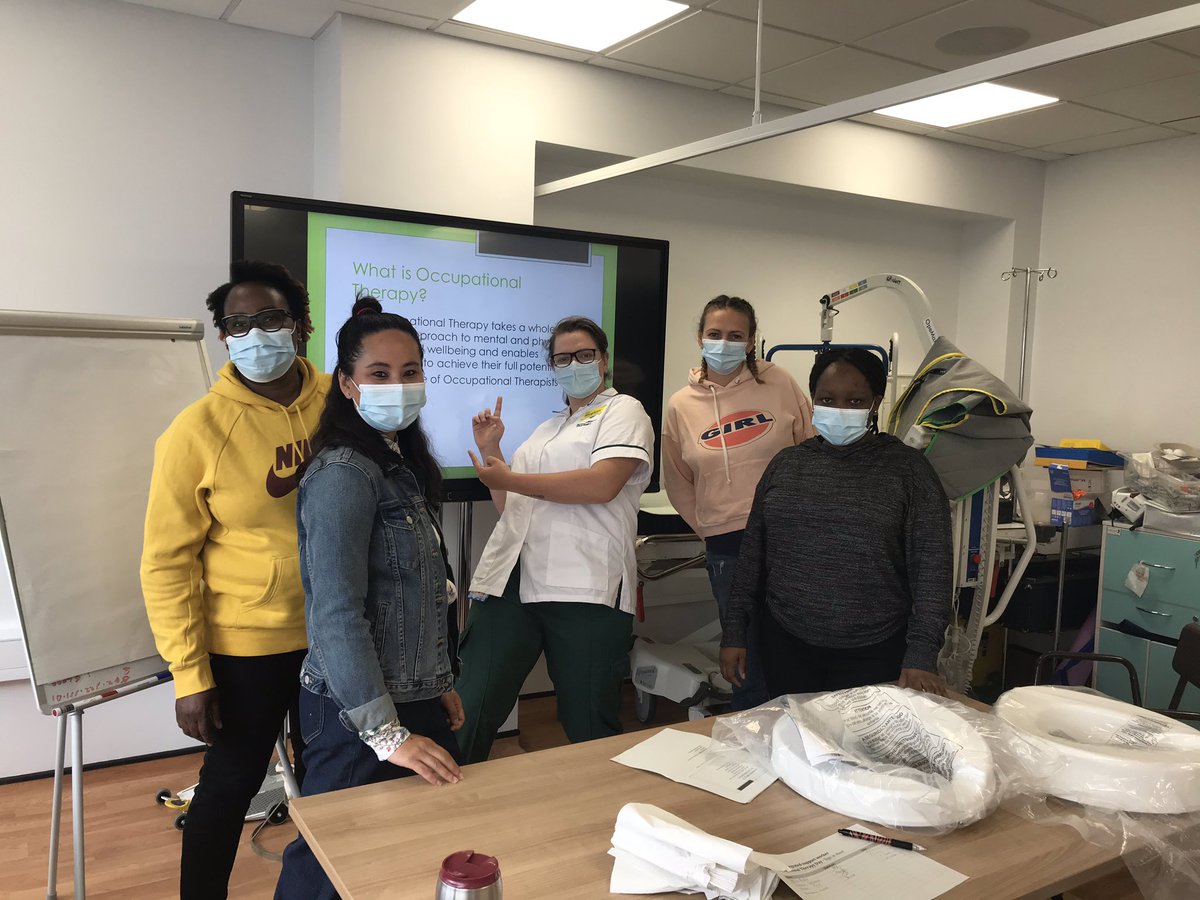 ashila_bhutia's tweet photo. teamcanterbury #boundaryspanners #project21stcenturyworkforce .                                   Integrated support worker training- Our lovely OTs Laura and Meghan training- thank you 🙏@northmidnhs @zenkim74 @sita_HONursing @azomNHS @SarahHa88622902 @NM_OT https://t.co/3uqRwRZaiZ
