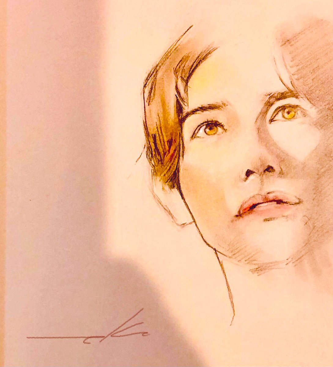 何かする以前にデカい紙に正確にデッサンする訓練が必要だと思った今日この頃 𝐎𝐭𝐨𝐦𝐨のイラスト