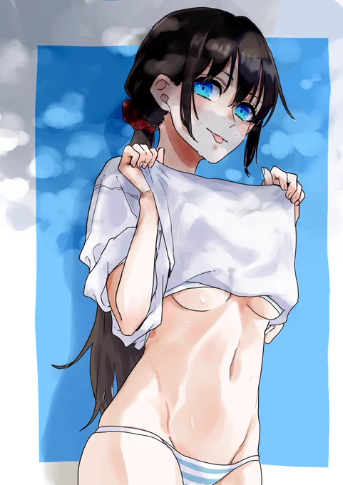暑いので💧のすぃたつぃつぃ 