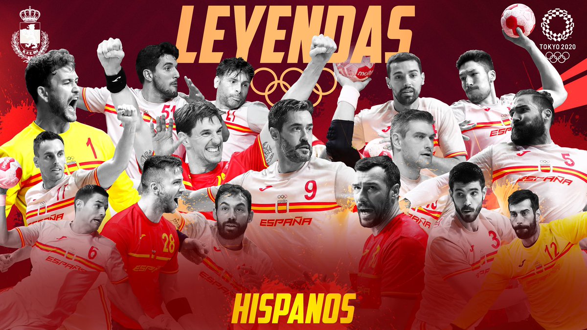 RFEBalonmano's tweet image. ❤️ SE LO MERECÍAN. YA LO TIENEN. ¡LOS #Hispanos🇪🇸 SON 𝙈𝙀𝘿𝘼𝙇𝙇𝘼 𝘿𝙀 𝘽𝙍𝙊𝙉𝘾𝙀 OLÍMPICA! 🥉

👏🏻 ¡ENHORABUENA EQUIPO! ¡SOIS AUTÉNTICAS 𝙇𝙀𝙔𝙀𝙉𝘿𝘼𝙎 DE NUESTRO BALONMANO! ✨

#Tokyo2020 #ElCorazóndeEspaña