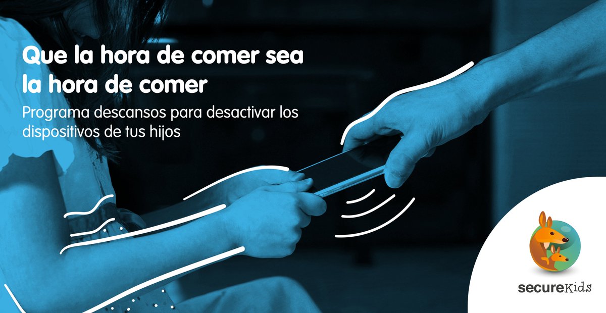 Secure_Kids's tweet image. Toma el control 👁 y evita #adicciones 📲 con #SecureKids, conoce el control de tiempo  🕒 de nuestra app. securekids.es/control-de-tie…