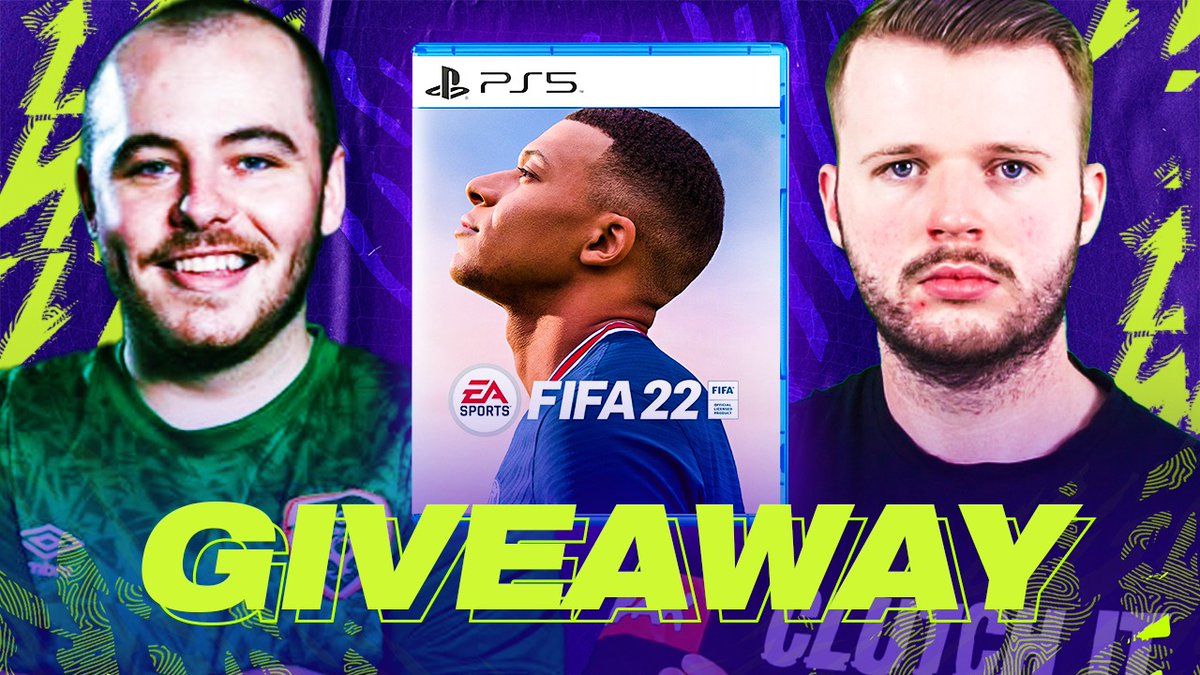🚨 FIFA 22 GIVEAWAY 🚨 

I am giving away a copy of FIFA 22 on a platform of your choice! 

To enter... 

- Follow <a href="/TheFIFAAnalyst/">The FIFA Analyst</a> 
- Follow @XampL_Xx 
- RT the tweet

Winners drawn on August 20th! 

Good luck 🥳 #FIFA22