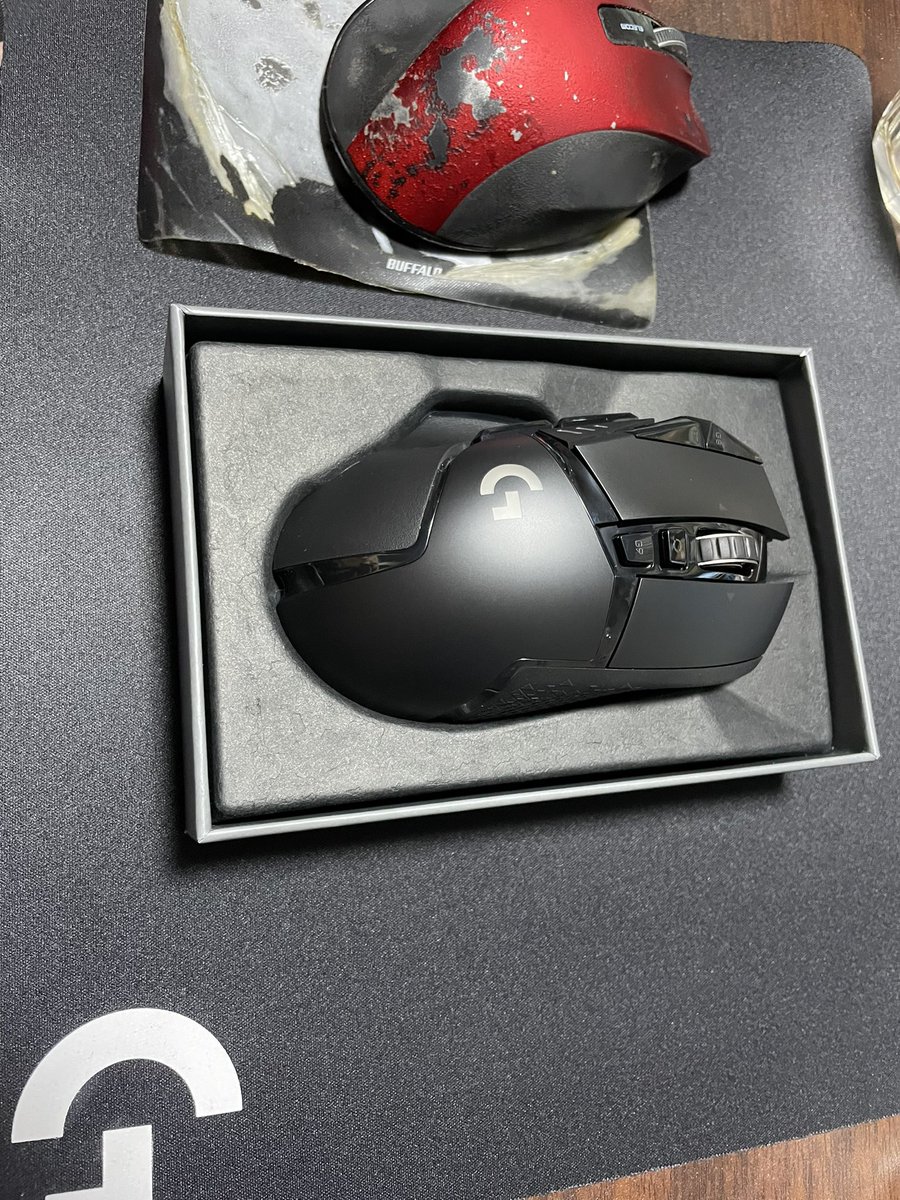 レウ 黒ガスト とりあえずレウさんのマウス 大型アップデートいたしました 3 ヽ ありがとうバッファローの そしてよろしくロジクールの