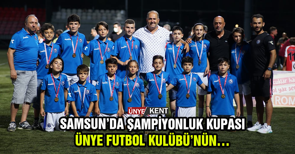 Küçük Dev Adamlar Turnuvası Final müsabakasında Samsunspor'u 2-1 mağlup eden U-12 Takımımız Şampiyon oldu.

unyekent.com/.../h22211-sam…...