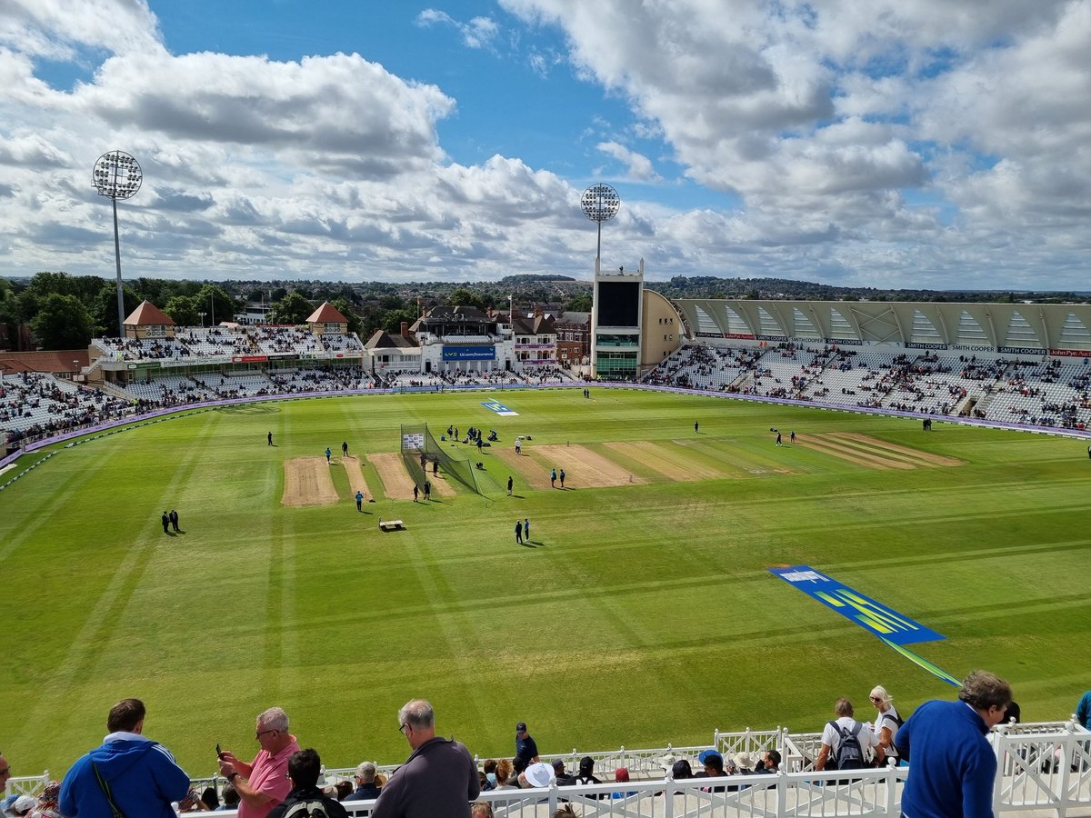 View for the day at Trent Bridge