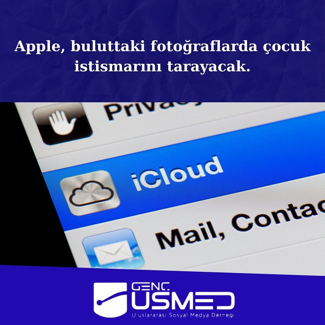 #iCloud'da yer alan fotoğraflar taranacak ve çocuk istismarına sahip görseller bulunduğu takdirde ilgili makamlara iletilerek soruşturma süreci başlatılacak.